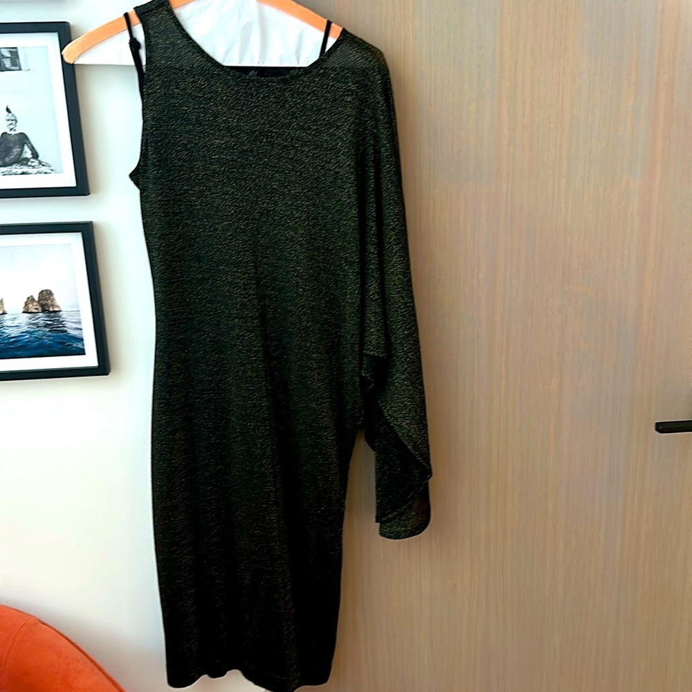 Ted Baker Womens Ted Size 1 Monyca Draped One Shoulder Dress